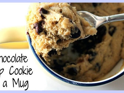 DIY Quick & Easy Chocolate Chip Cookie in a Mug || KKLemonCake