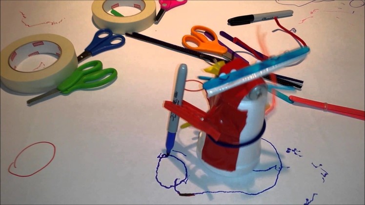 DIY Scribble Robot - Easy Robot for Kids to Build!