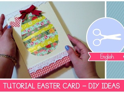 EASTER Ideas: how to make a Easter Egg Card Scrapbooking Style - DIY Tutorial by Fantasvale