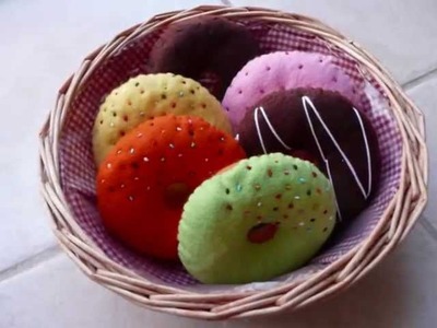 Felt Crafts - Felt Food Donut Patterns (from the "Felt Cuisine" series) - Now on eBay !