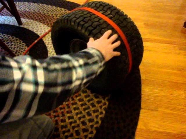Flat Tire Repair: Seating the Bead on a Mower