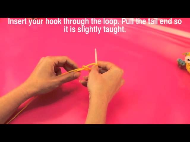 How to Create a Slip Knot & Chain Stitch