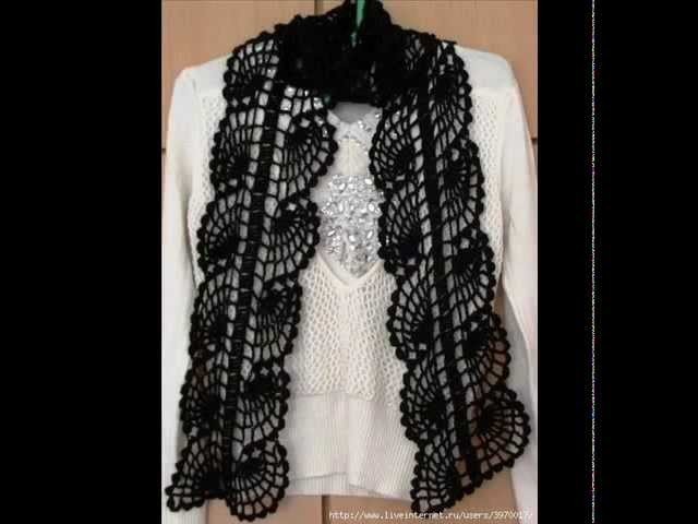 How to crochet scarf free pattern.