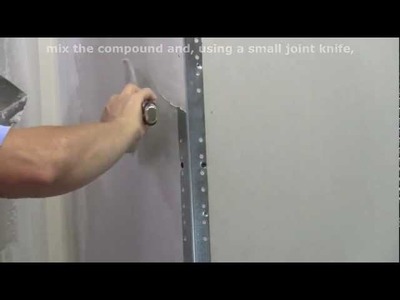 How to Finish Metal Drywall Corner Bead