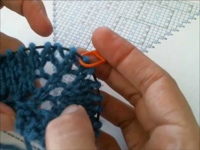 How to knit a top down triangular shawl