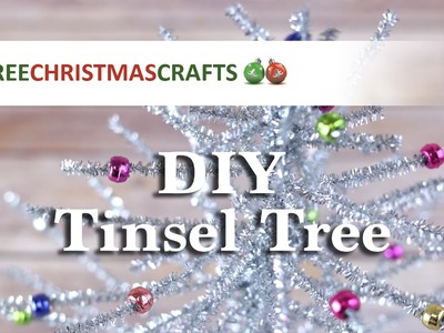How To Make a Mini Tinsel Christmas Tree