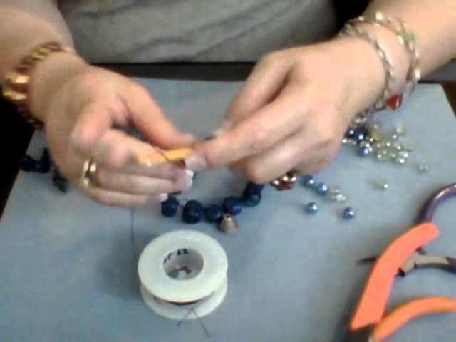 How to Make a Wire Crochet Necklace Part 4