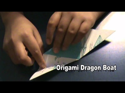 How to Make an Origami Dragon Boat