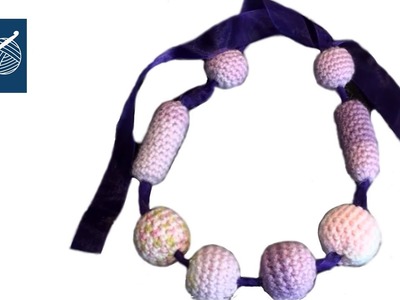 How to Make Crochet Beads - Left Hand Version Crochet Geek