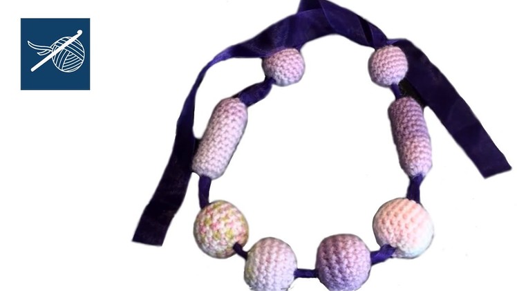 How to Make Crochet Beads - Left Hand Version Crochet Geek