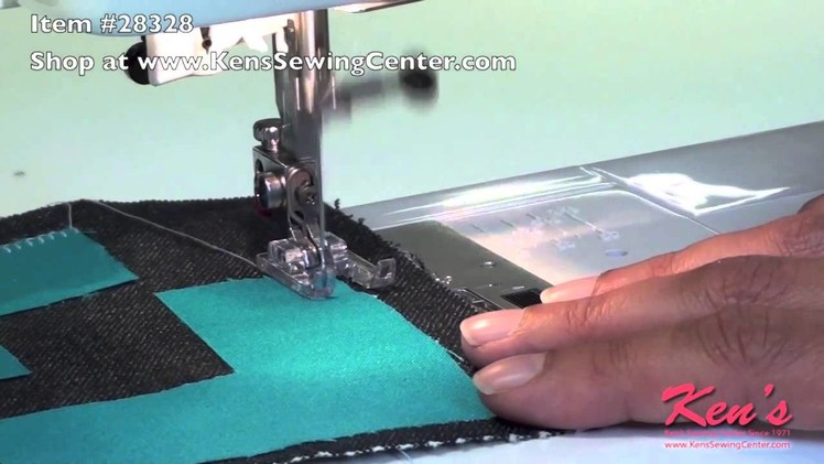 How to Use the Janome Custom Craft Zig Zag Foot