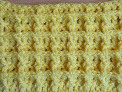 Make a Crochet Waffle Stitch - DIY Crafts - Guidecentral
