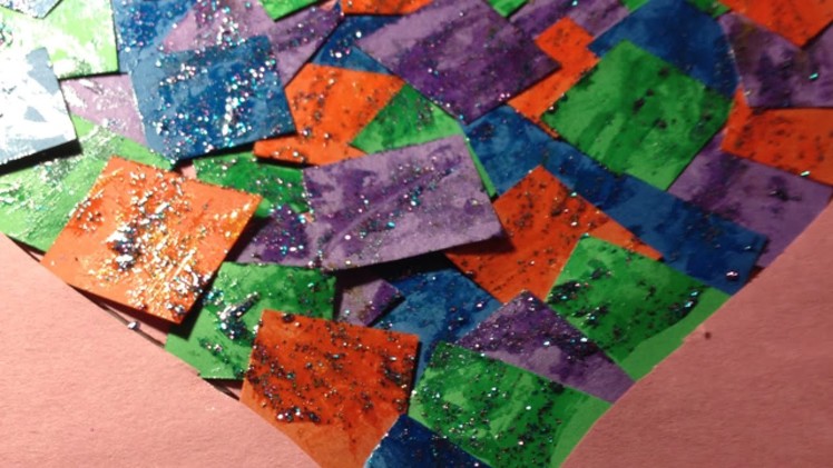 Make a Cute Paper Mosaic Heart - DIY Crafts - Guidecentral