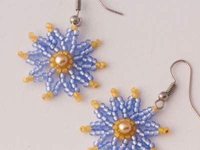 Make Pretty Flower Beaded Earrings - DIY Style - Guidecentral