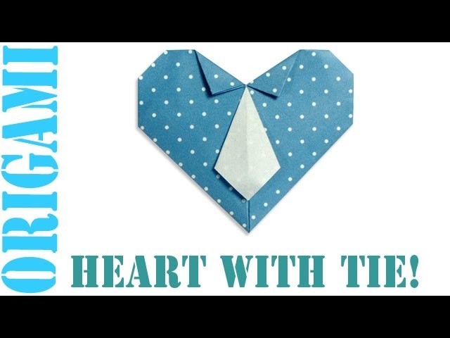 Origami Daily - 048: Heart With Necktie - TCGames [HD]