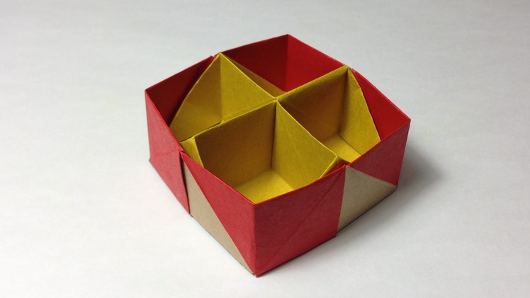 Origami Gift Box Instructions