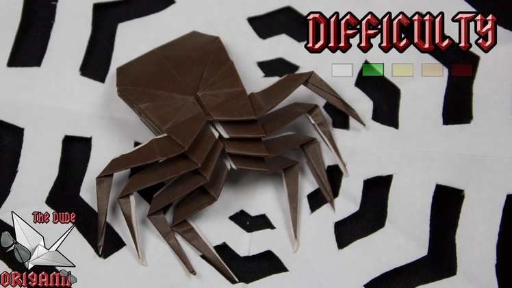 [ORIGAMI TUTORIAL] Spider || Halloween.Animals.Easy