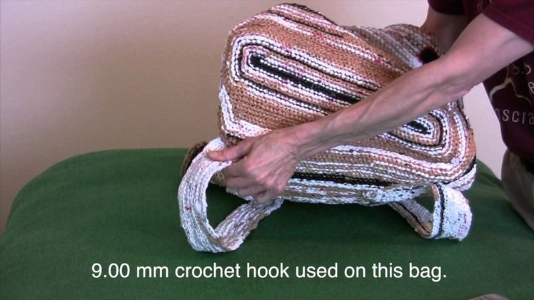Plastic Bag Crocheted Art