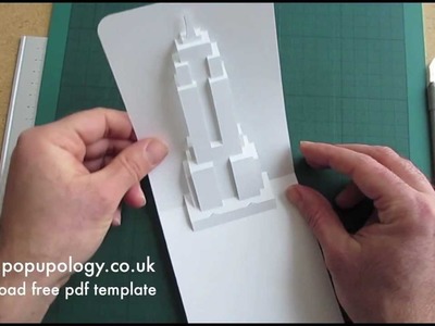 Pop Up Empire State Building Card Tutorial - Origamic Architecture
