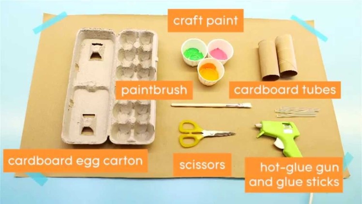 Quick and Easy Craft: Egg Carton Napkin Rings