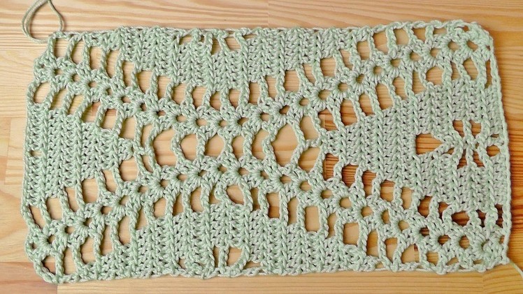 Rhomb crochet pattern [advanced] for lefties