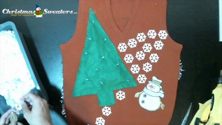 Snowflake Motif Christmas Sweater Design