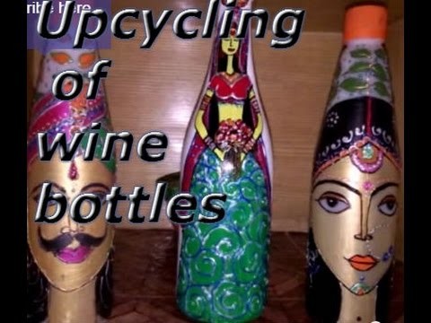Upcycling Wine Bottles | Bottle Craft Ideas | DIY