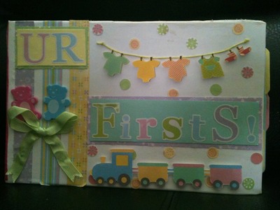 "Ur Firsts"- Baby Scrapbook Mini Album
