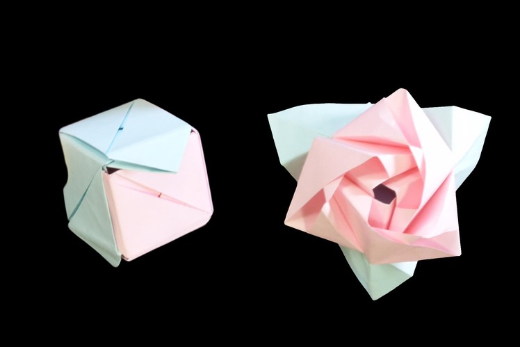 Valentine's Day Special - How to Make Origami Paper Rose Boxes