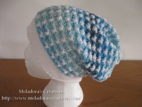Birds of a Feather Slouch Hat Pt 1 - Left Handed Crochet Tutorial
