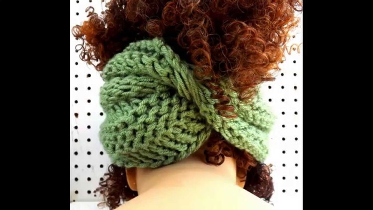 BOA Unique Knit Infinity Scarf and Pattern - Wear as a Head Wrap and Cowl
