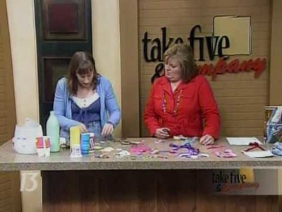 CraftSanity on TV: Making jewelry out of recyclables