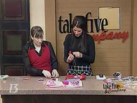 CraftSanity on TV: Valentine's Day project