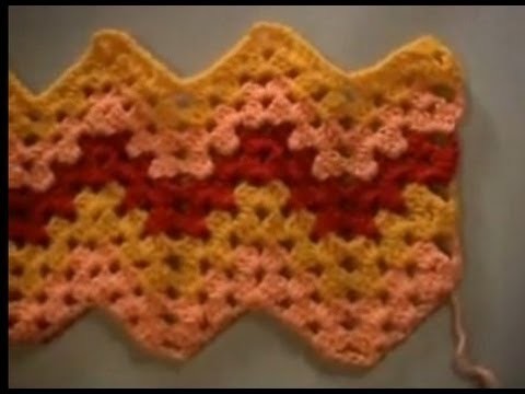 Crochet Granny Ripple Part 4 of 4 - Colour Change - Optional