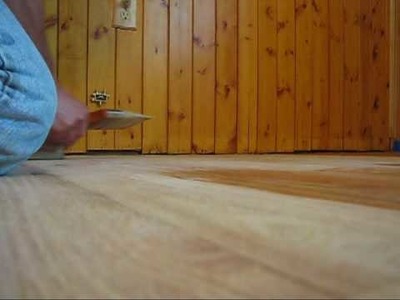 DIY 109 - Refinishing wood floors - Putting on finish - part 3 of 3