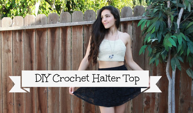 DIY Crochet Halter Top