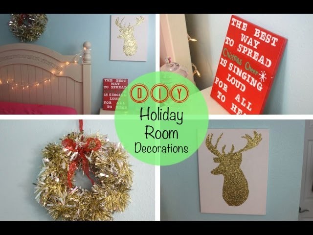 ❄ DIY December ❄ | Holiday Room Decorations