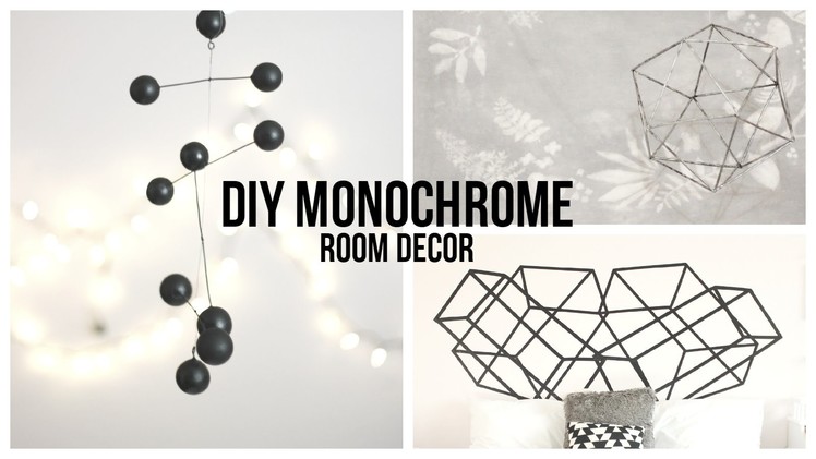 «DIY EASY MONOCHROME ROOM DECOR-UO AND TUMBLR INSPIRED» | pacifically