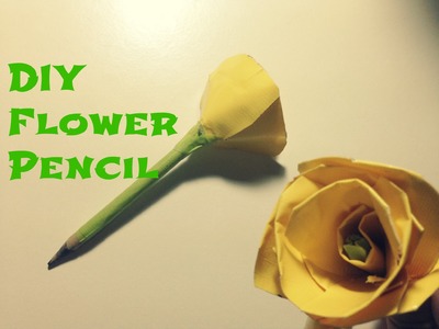 DIY Flower Pencil