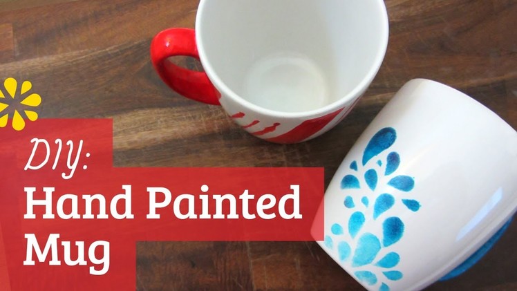DIY Hand Painted Mug