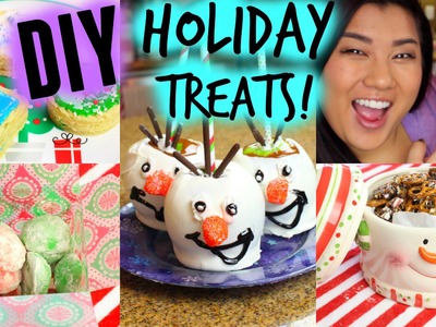 DIY HOLIDAY TREATS!! Olaf Caramel Apples, Cookies, & More!
