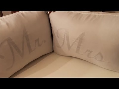 DIY Mr. & Mrs. Pillows | Room Decor | My Beautiful Style