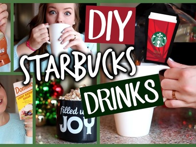 DIY Starbucks Holiday Drinks! Easy & Fun Recipes
