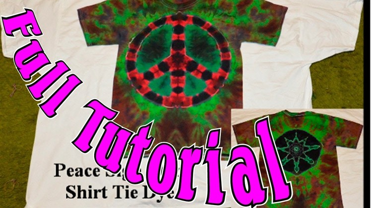 DIY: Tie Dye two designs on the same shirt [Tutorial]