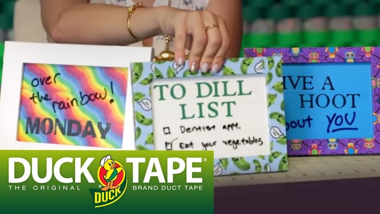 Duck Tape Craft Ideas: How to Make a Dry Erase Calendar