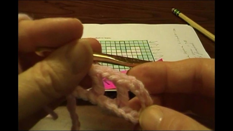 Filet Crochet Tutorial Part 1 of 6
