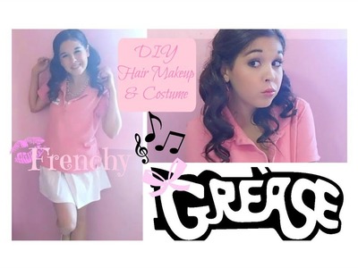 Frenchy ❤Grease DIY Halloween Costume Hair & Makeup❤