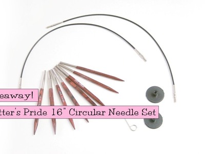 Giveaway - Knitter's Pride Symfonie Rose 16" Interchangeable Needle Set