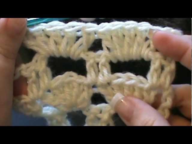 How to Crochet a "Boxed Block Stitch"
