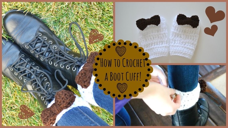 How to Crochet Adorable Boot Cuffs! | Ms. Craft Nerd